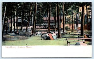 AUBURN, ME Maine ~ LAKE GROVE PARK  c1910s  Androscoggin County  Postcard