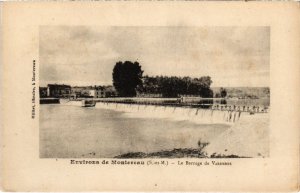 CPA Environs de MONTEREAU Le Barrage de Varennes (1298841)