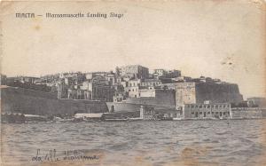 BF35517 malta marsamuscetto landing stage    front/back scan