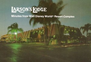 Larsons Lodge Florida Walt Disney World Complex Hotel Postcard