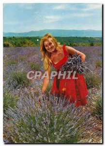 Postcard Modern sites Wonderful of the French Riviera and Provence Young girl...