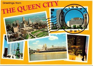 Ohio Cincinnati Greetings From The Queen City Multi View