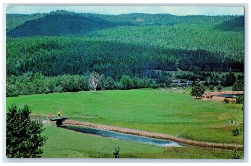 c1950's Golf Course At Keltic Lodge Cape Breton Nova Scotia Canada Postcard