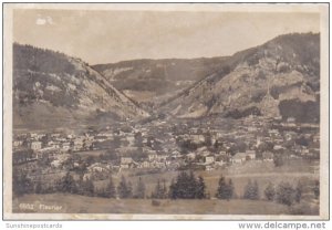 Switzerland Neuchatel Fleurier Panorama 1935