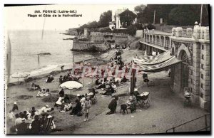 Postcard Ancient Pornic Beach and Cote De La Noeveillard