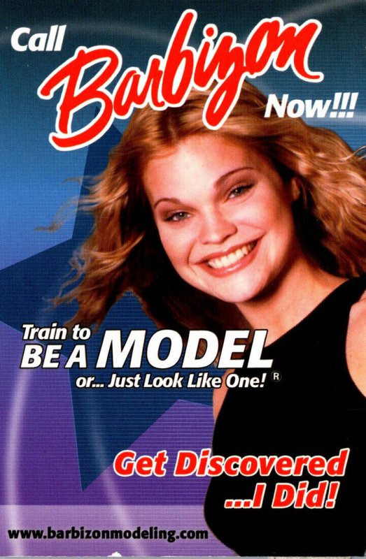 Advertsising Barbizon Model Agency Liverpool New York 2001