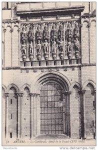 La Cathedrale, Detail De La Facade (XVI Siecle), Angers (Maine et Loire), Fra...