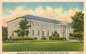 Vintage Postcard 1940 Knowlton House College for Women New London Connecticut CT