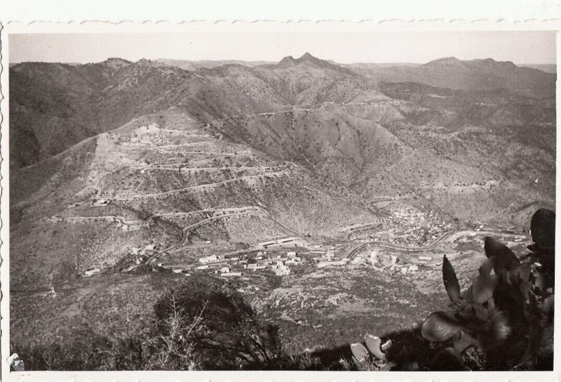 Real photo postcard Africa Eritrea Italian ex-colony Massaua Asmara panorama