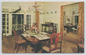 The Edison Dining Room~Thomas Edison~Ft Myers Florida~Interior~Glass Windows~Vtg