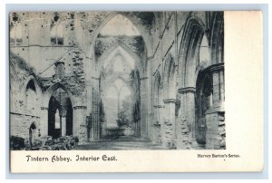 C. 1910 Tintern Abbey Interior East England Postcard P213E