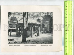 476248 Turkey Constantinople Fountain of Bayazid Mosque Vintage poster phototype