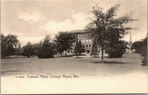 Vtg 1900s Ripon College Campus Ripon Wisconsin WI Postcard