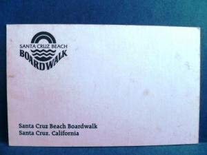 Arcade Card Santa Cruz Beach Boardwalk Automobile Car Mangusta de Tomaso