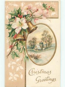 Divided-Back CHRISTMAS SCENE Great Postcard AA0362