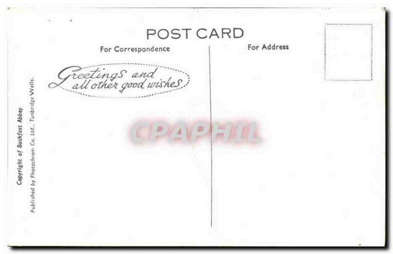 Old Postcard The Sanctuary Buckfast Abbey