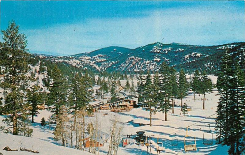 Squaw Valley Lodge, Site For The 1960 Winter Olympics, Lake Tahoe CA Postcard