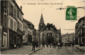 CPA Colombes Rue de Verdun et Rue du Moutiers (1314224)