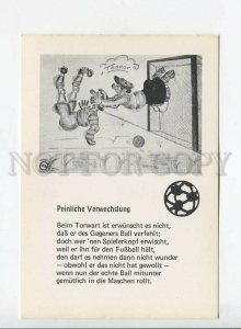 435616 GERMANY Egon Coy Football Soccer Old comical postcard