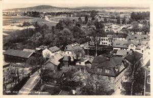 Ostaberget Sweden Birds Eye View Real Photo Antique Postcard J65758