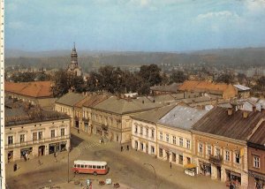 NOWY SACZ, Poland  STREET SCENE & STORES Bird's Eye View  4x6 OVERSIZE  Postcard