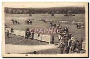 Old Postcard Horse Riding Equestrian Vittel The racetrack