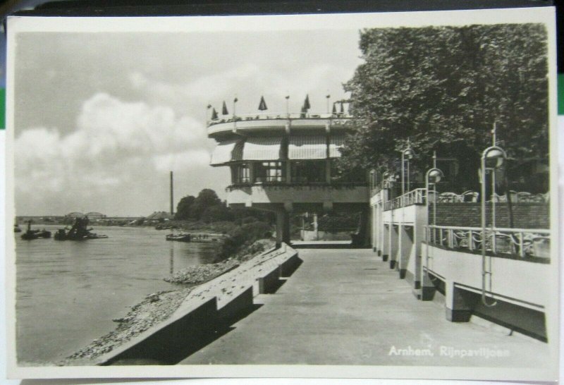 Netherlands Arnhem Rijnpaviljoen RPPC - unposted