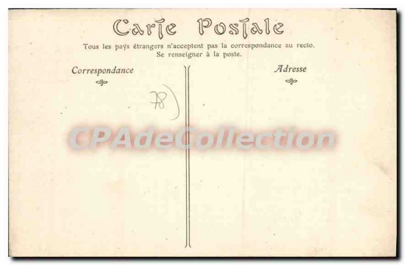 Postcard Old CHEVREUSE (Seine et Oise) View on the ruins of the Madeleine and...