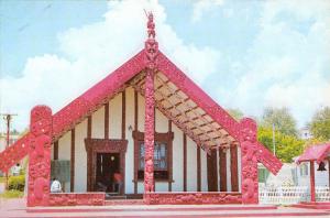 BR99255 tamatekapua meeting house ohinemutu rotorua new zealand