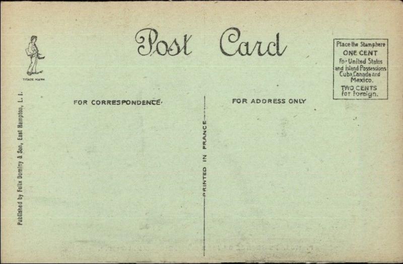 Easthampton East Hampton Long Island NY John Drew Home c1905 Postcard