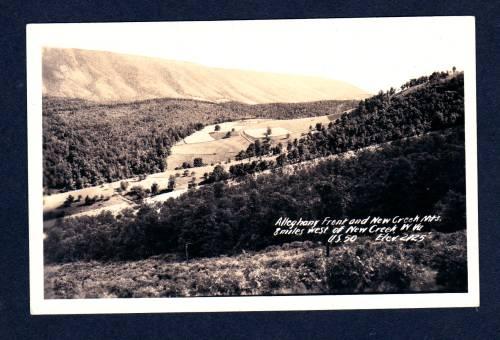 WV Alleghany NEW CREEK MTS WEST VIRGINIA Real Photo PC