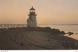 NANTUCKET , Mass. , 50-60s ; Brant Point LIGHTHOUSE
