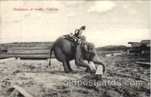 Ceylon Elephant Unused 