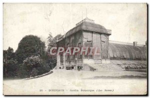 Old Postcard Bordeaux Botanical Garden