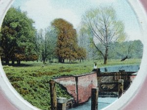 BISHOP'S STORTFORD Windmill & Twyford Lock c1910 Postcard by A. Boardman & Son