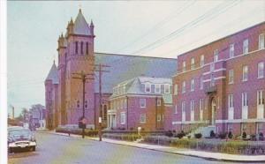 New Hampshire Nashua St Patrick's Rectory Parish school and Church