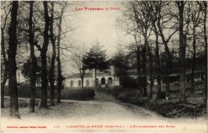 CPA La barthe-de-Neste - L'établissement des Bains (110509)