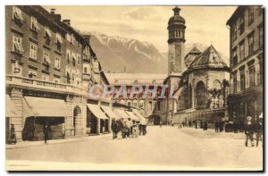 Old Postcard Innsbruck Burggraben