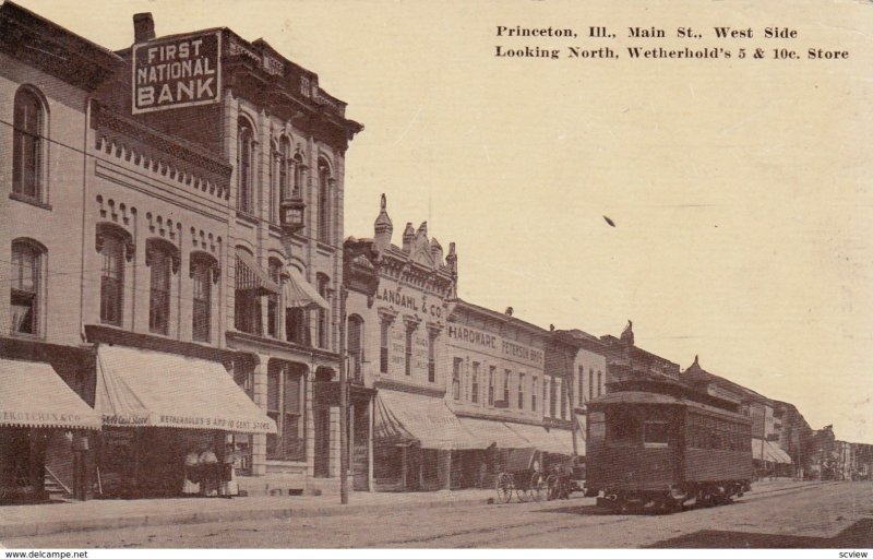 PRINCETON , Illinois , 00-10s ; Main Street West Side