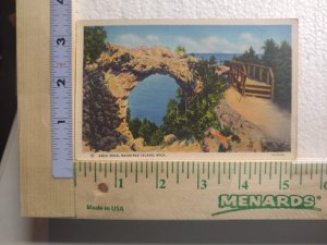 Postcard Arch Rock, Mackinac Island, Michigan