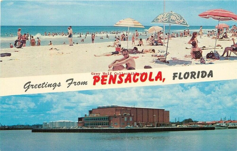 FL, Pensacola, Florida, Beach Scene, Municipal Auditorium