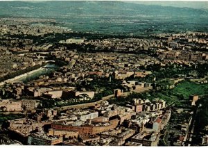 HANDCRAFTED CONTINENTAL SIZE POSTCARD ROMA ITALY