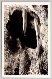 RPPC Carlsbad Cavern Celery Formation Big Room New Mexico Photo Postcard B35