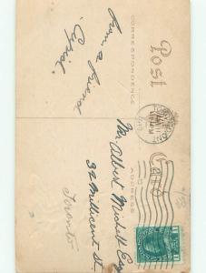 Divided-Back CUPID VALENTINE SCENE Cute Postcard W7625