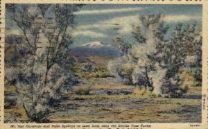 Mt. San Gorgonio and Palm Springs , CA