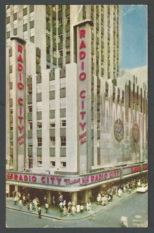 1955 PPC* NY Radio City Music Hall Has Creases