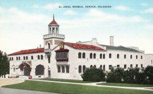 Vintage Postcard El Jebel Mosque Near Golf Course Berkeley Park Denver Colorado