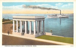 Portico Over Plymouth Rock Massachusetts