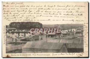 Old Postcard Camp of Sissonne Panoramic Army