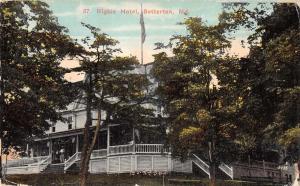 Betterton Maryland birds eye view Rigbie House entrance antique pc Z43989